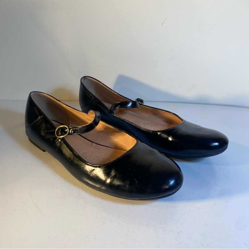 Trary Mary Jane Black Strap Ballet Flats 
Size 9.5